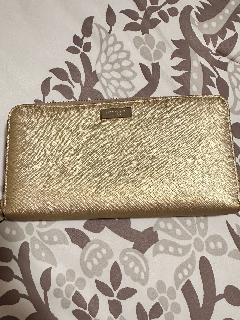 Kate Spade Gold Wallet